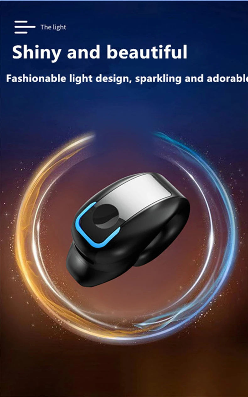 Open-Ear Wireless Bluetooth 5.3 Ear Clip Headphones with HD Stereo Sound