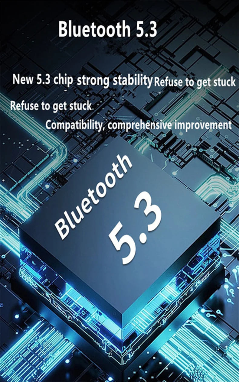 Open-Ear Wireless Bluetooth 5.3 Ear Clip Headphones with HD Stereo Sound